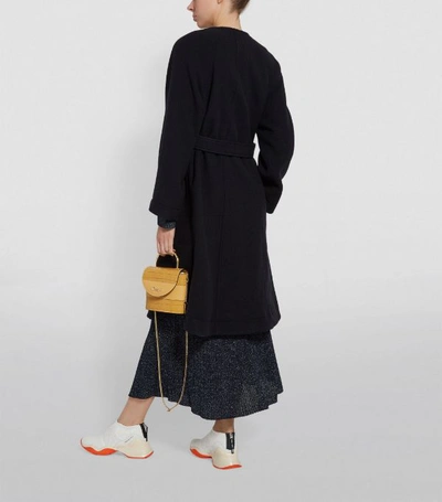 Shop Chloé Longline Belted Coat