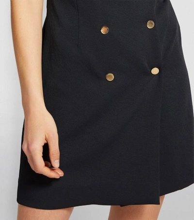 Shop Sandro Double-breasted Tailored Mini Dress