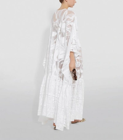 Shop Emilio Pucci Mesh Lace Kaftan