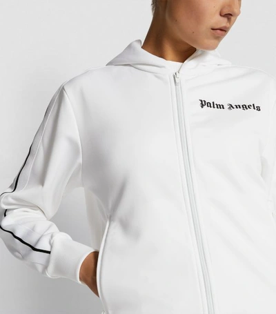 Shop Palm Angels Hooded Track Jacket