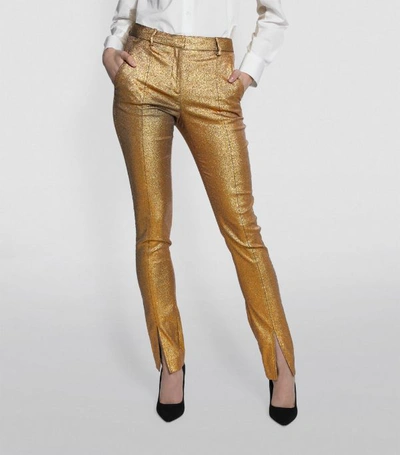 Shop Victoria Beckham Split-hem Skinny Trousers