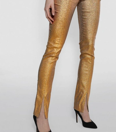 Shop Victoria Beckham Split-hem Skinny Trousers