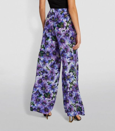 Shop Dolce & Gabbana Floral Trousers