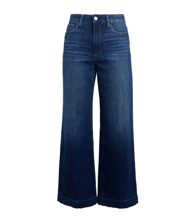 Shop Paige Anessa Wide Leg Ankle Jeans