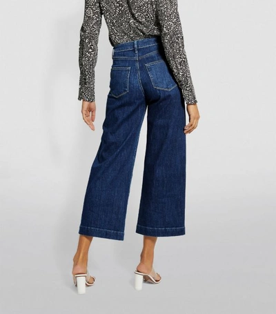 Shop Paige Anessa Wide Leg Ankle Jeans