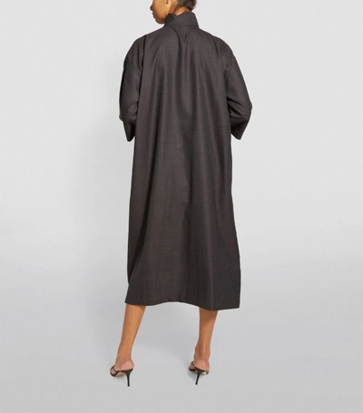 Shop Eskandar A-line Shirt Dress