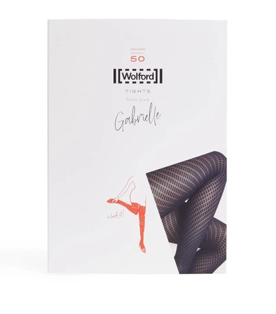 Shop Wolford Gabrielle Patterned 50 Tights
