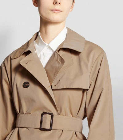 Shop Max Mara The Cube Trench Coat