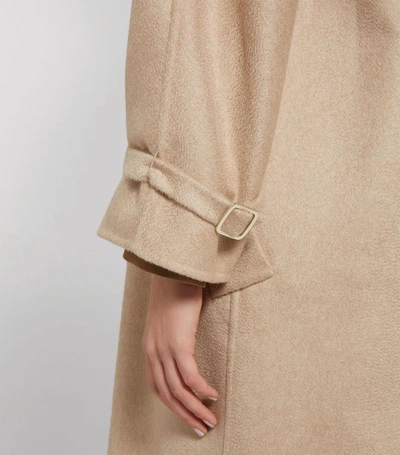 Shop Max Mara Wool-cashmere Trench Coat