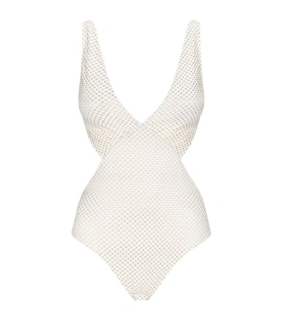 Shop Melissa Odabash Del Mar Cut-out Swimsuit