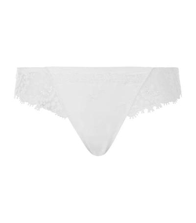 Shop Simone Perele Wish Embroidered Tanga