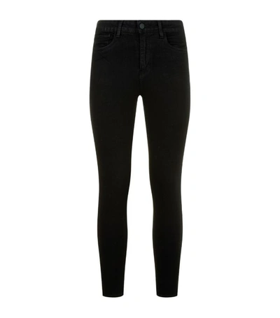 Shop L Agence Skinny Margot Jeans In Black