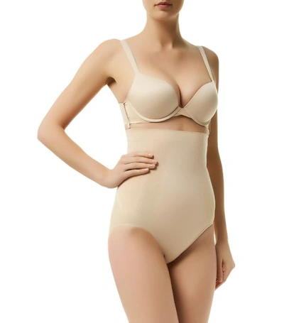 Shop Spanx Oncore High-waist Shaping Briefs In Nude