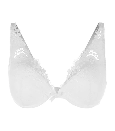 Shop Simone Perele Wish Triangle Push-up Bra In Ivory