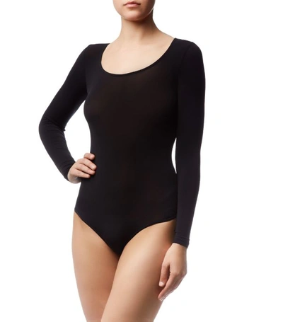 Shop Wolford Buenos Aires String Bodysuit In Black