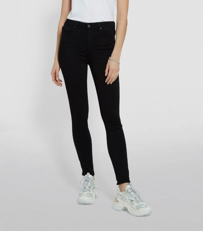 Shop Paige Margot High-rise Skinny Jeans In Multi
