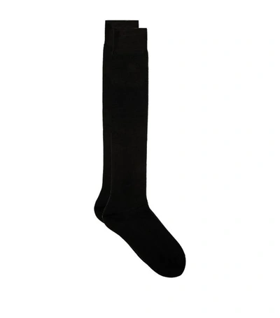 Shop Falke No.1 Cashmere Knee High Socks In Black