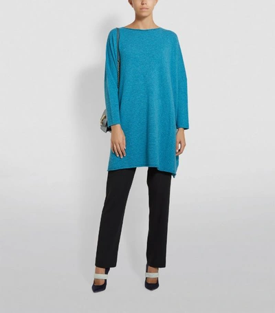 Shop Eskandar Wool-blend Narrow Trousers