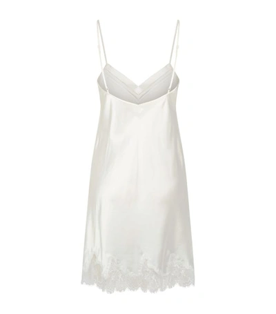 Shop Simone Perele Silk Nightgown In Ivory