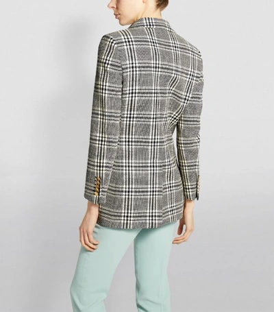 Shop Gucci Double-breasted Check Jacket
