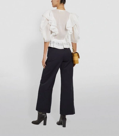 Shop Chloé Ruffle Wrap Top