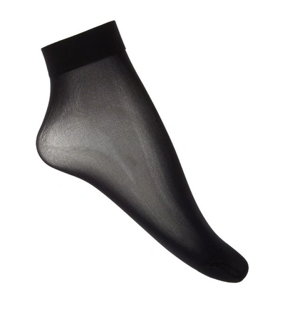 Shop Wolford Sheer Socks In Black