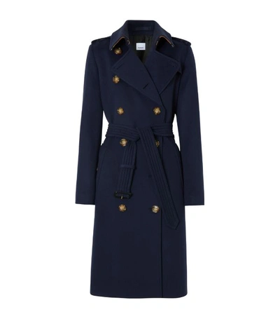 Shop Burberry Cashmere Trench Coat