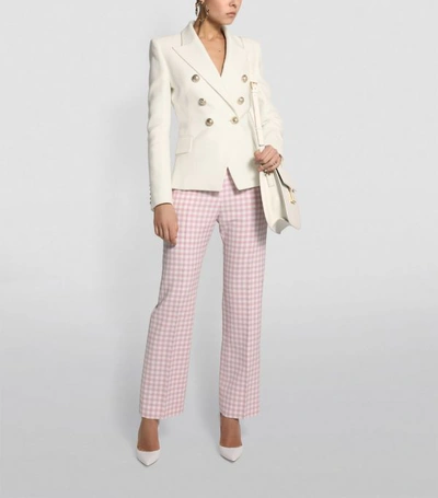 Shop Balmain Double-breasted Blazer