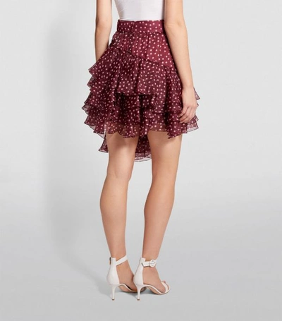 Shop Dolce & Gabbana Silk Ruffle Skirt