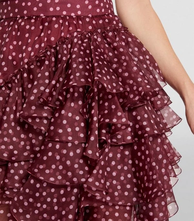 Shop Dolce & Gabbana Silk Ruffle Skirt