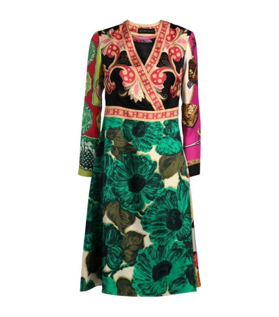 Shop Etro Patchwork Print Dress