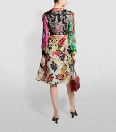 Shop Etro Patchwork Print Dress