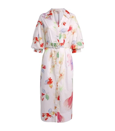 Shop Peter Pilotto Floral Shirt Dress