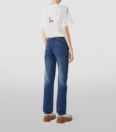 Shop Burberry Runway Deer T-shirt