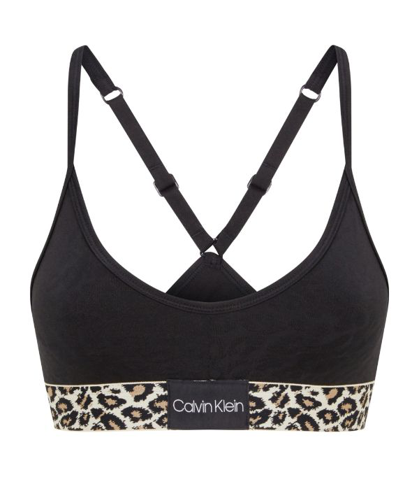 calvin klein bralette leopard