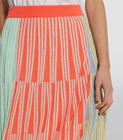 Shop Kenzo Jacquard Stripe Skirt
