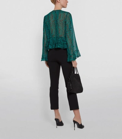 Shop Misa Printed Damaris Blouse