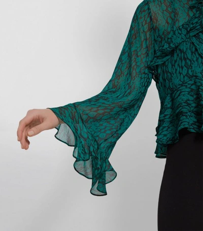 Shop Misa Printed Damaris Blouse