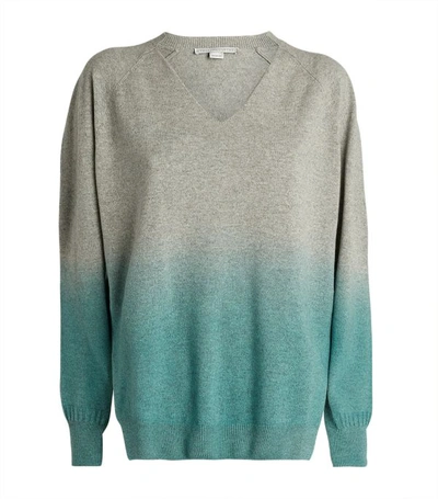 Shop Stella Mccartney Dip-dye V-neck Sweater
