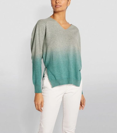 Shop Stella Mccartney Dip-dye V-neck Sweater