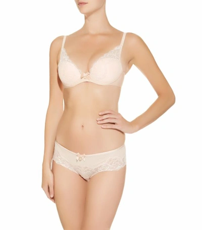 Womens Chantelle white Orangerie Bow Lace Tanga