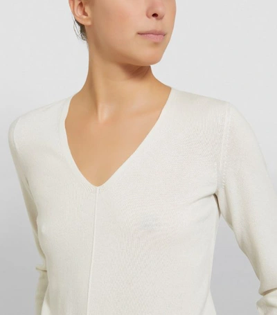 Shop Akris Cashmere V-neck Sweater