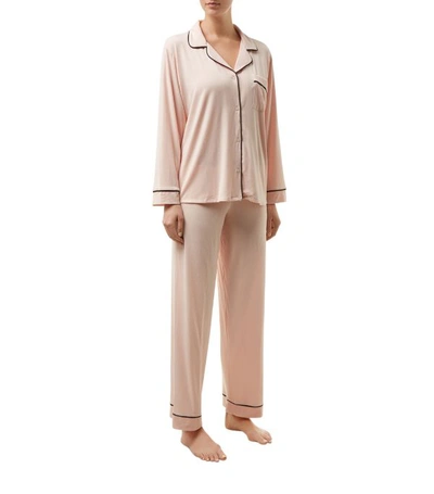 Shop Eberjey Gisele Classic Pyjama Set Set In Multi