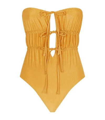 Shop Solid & Striped Paula Bow Tie Swimsuit