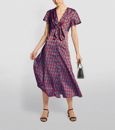 Shop Sandro Scarf Print Maxi Dress