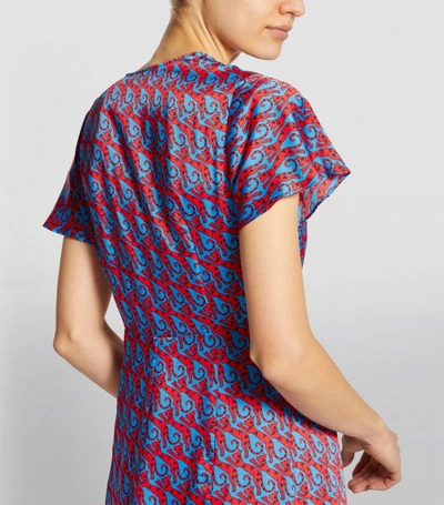 Shop Sandro Scarf Print Maxi Dress