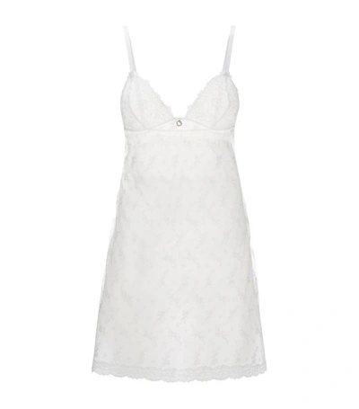 Shop Aubade Embroidered Sheer Chemise