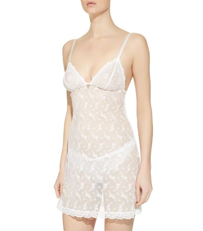 Shop Aubade Embroidered Sheer Chemise