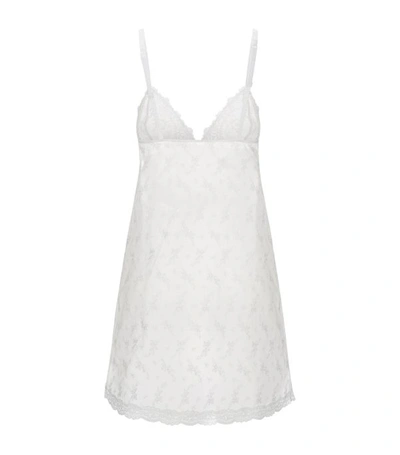 Shop Aubade Embroidered Sheer Chemise