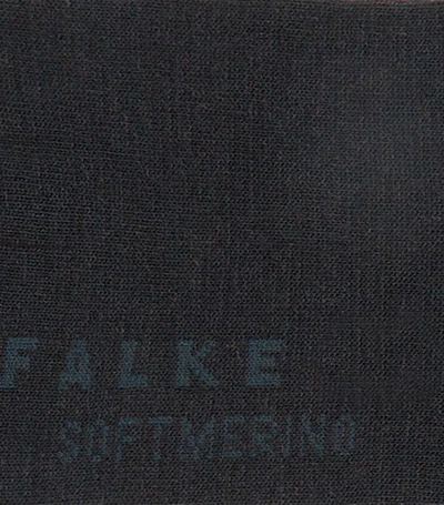 Shop Falke Softmerino Socks In Navy
